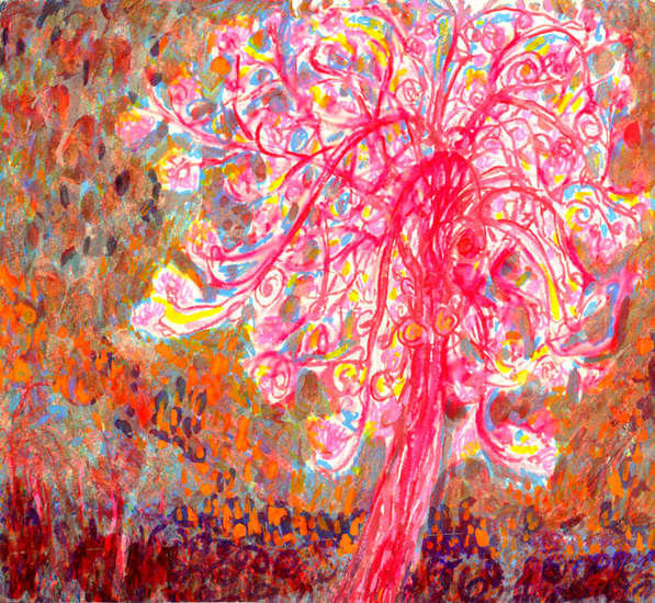 flowering tree (drawing by franka waaldijk)