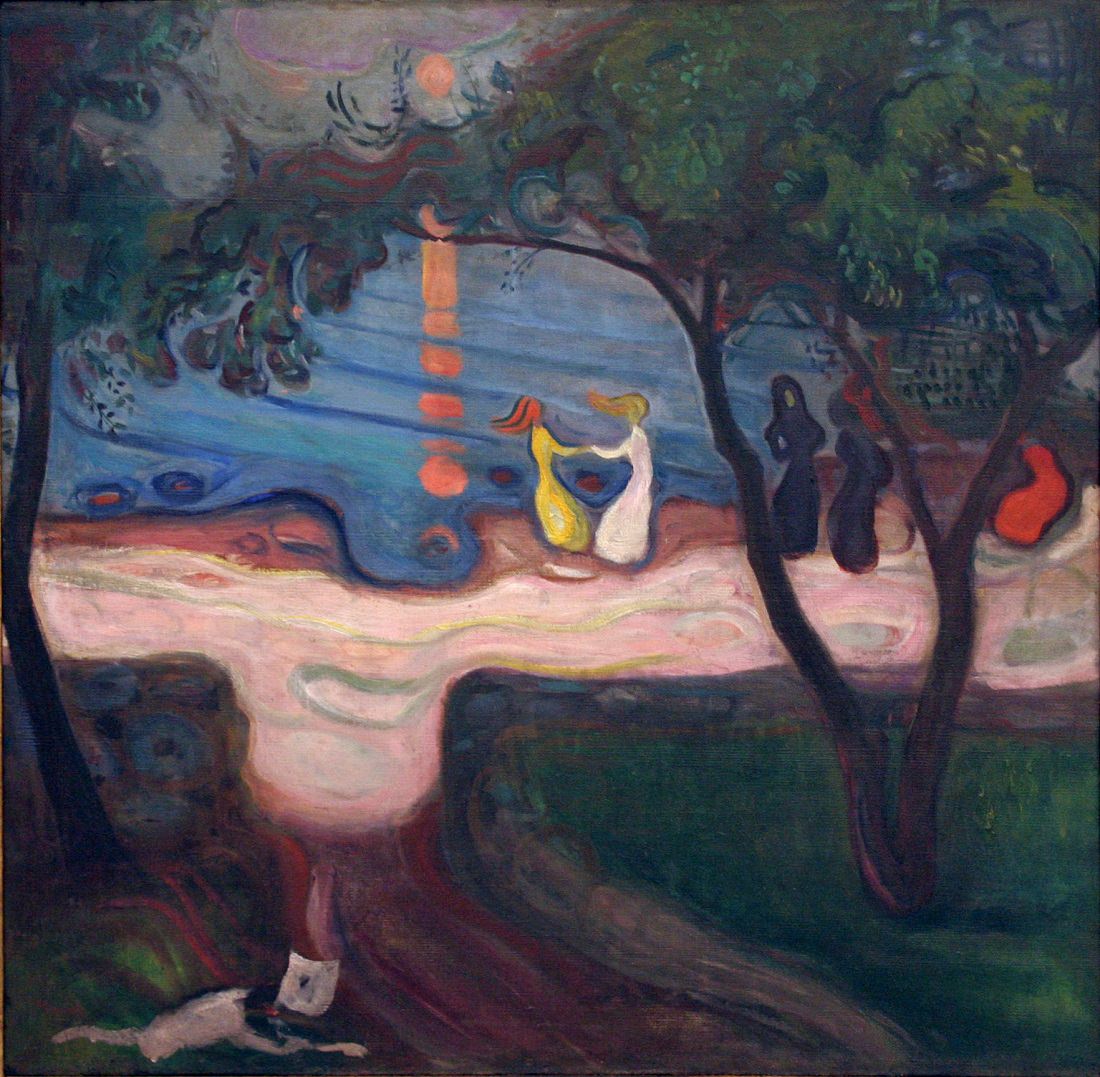 Edvard Munch, dance on the shore